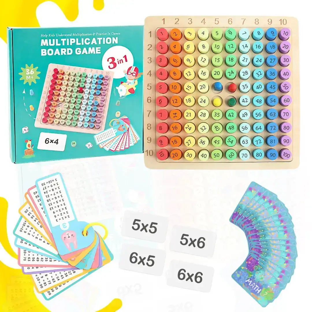 🎲🔢 Tablero Matemático Montessori