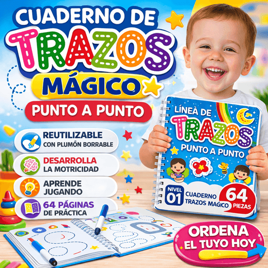 CUADERNO DE TRAZOS MAGICO