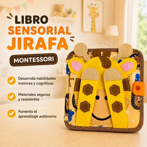 Libro Sensorial Jirafa