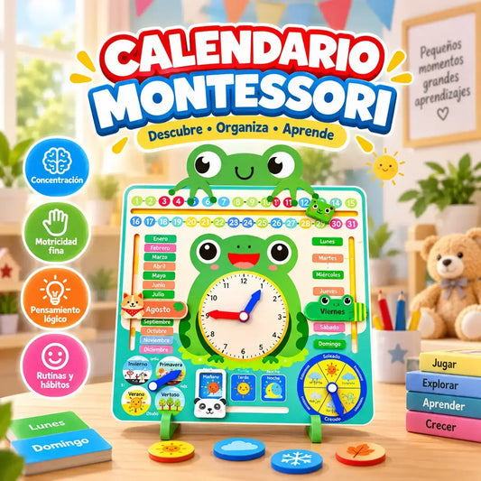 Calendario Montessori en Español 🧠⏰