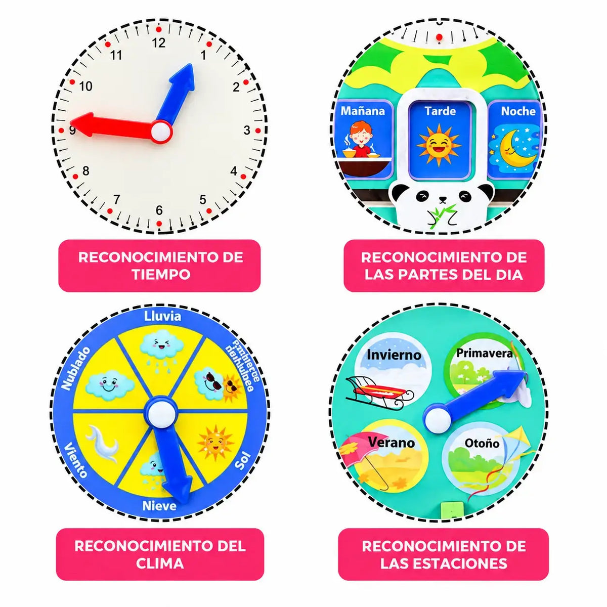 Calendario Montessori en Español 🧠⏰