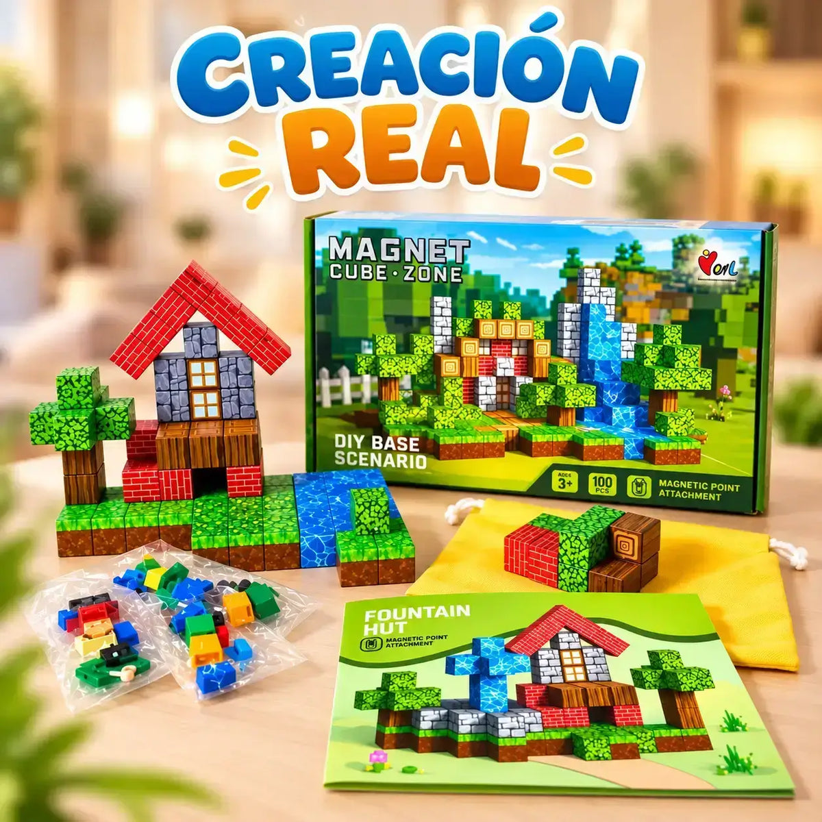 Cubos Magnéticos de Construcción 🧲✨