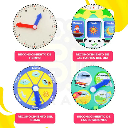 Calendario Montessori en Español 🧠⏰