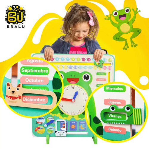 Calendario Montessori en Español 🧠⏰