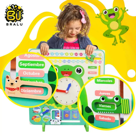 Calendario Montessori en Español 🧠⏰