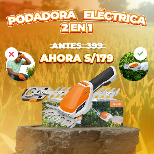 PODADORA ELÉCTRICA PORTATIL